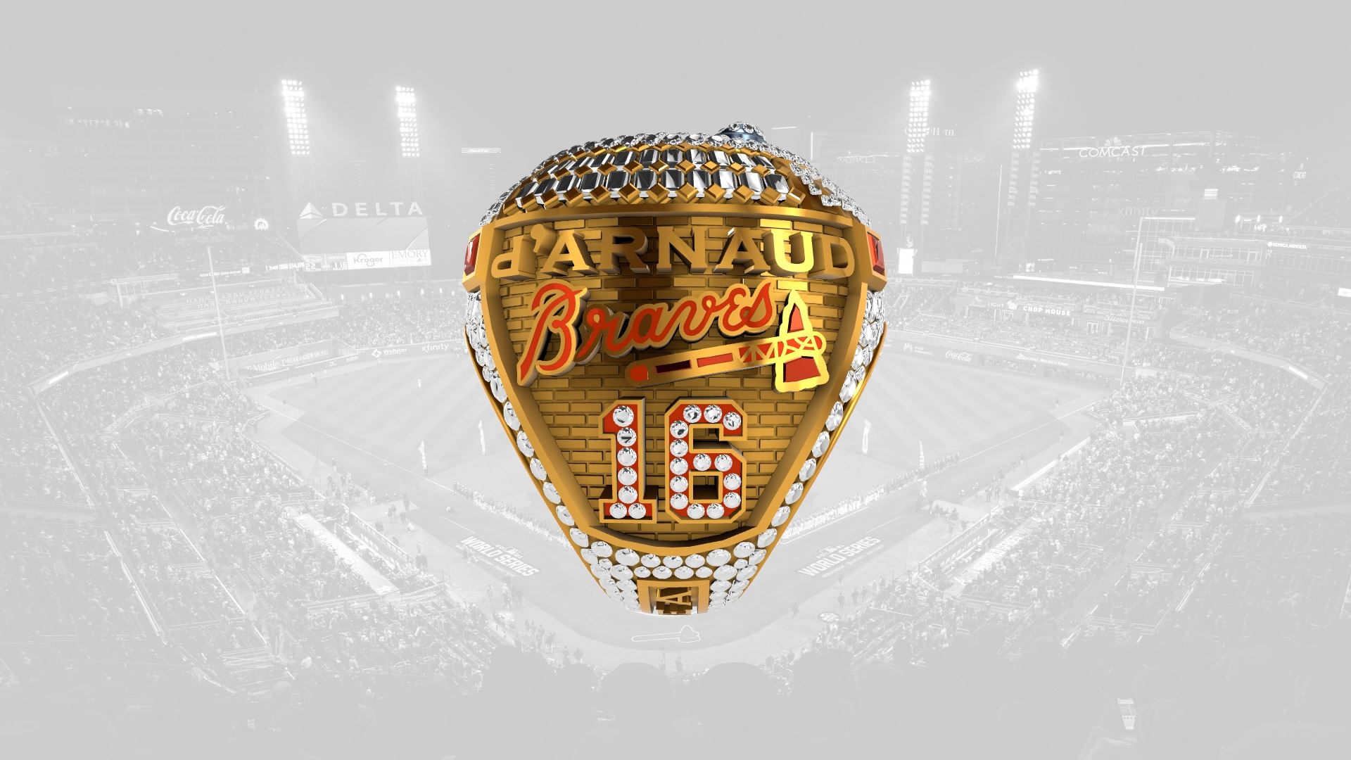 2021 Braves World Series Ring - Travis d'Arnaud
